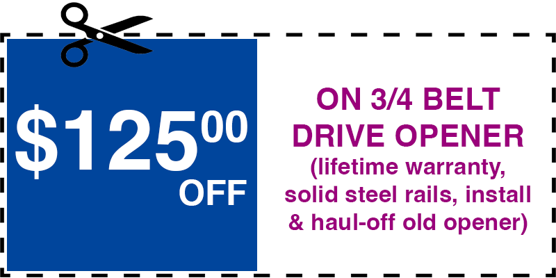 125 off garage door opener Forest Hills